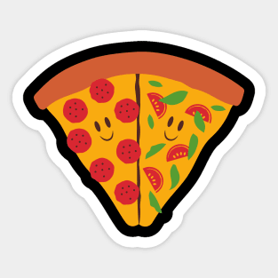 Pepperoni Tomato Cartoon Pizza Sticker